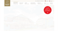 Desktop Screenshot of hotel-naegele.de