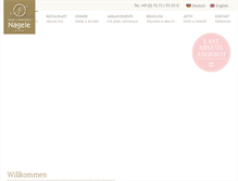 Tablet Screenshot of hotel-naegele.de